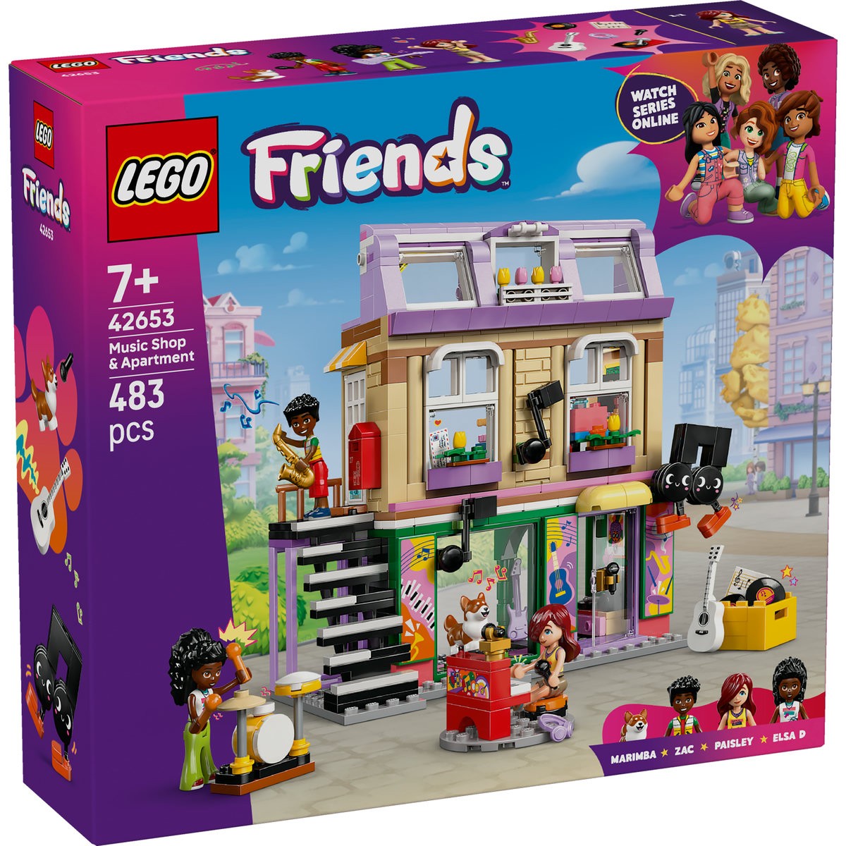 LEGO FRIENDS MAGAZIN DE MUZICA SI APARTAMENT 42653 - Imagine 1 [ps:77591c41-b896-447e-9203-1f3c63bd3b9c]
