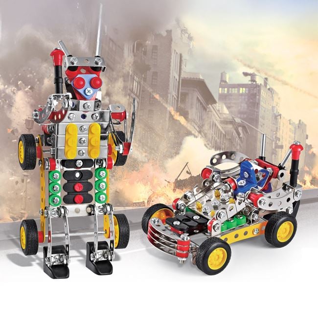 Construcție Metalică Robot-Vehicul Jumbo, 215 Piese - Default Title (1) [ps:59186e4c-42bf-436b-ad81-d688c2738466]