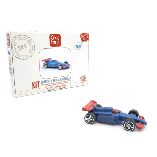 Set de constructie masina de curse, Croc toys - Imagine 1 [ps:e003be90-322f-43f7-b2ff-ba8b498693f6]