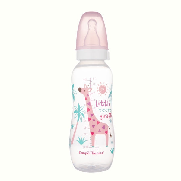 Canpol Babies Biberon Cu Gat Ingust 330 ml Pp Africa - - Imagine 1 [ps:f280ceff-9bfc-4080-a271-549a24653ad3]
