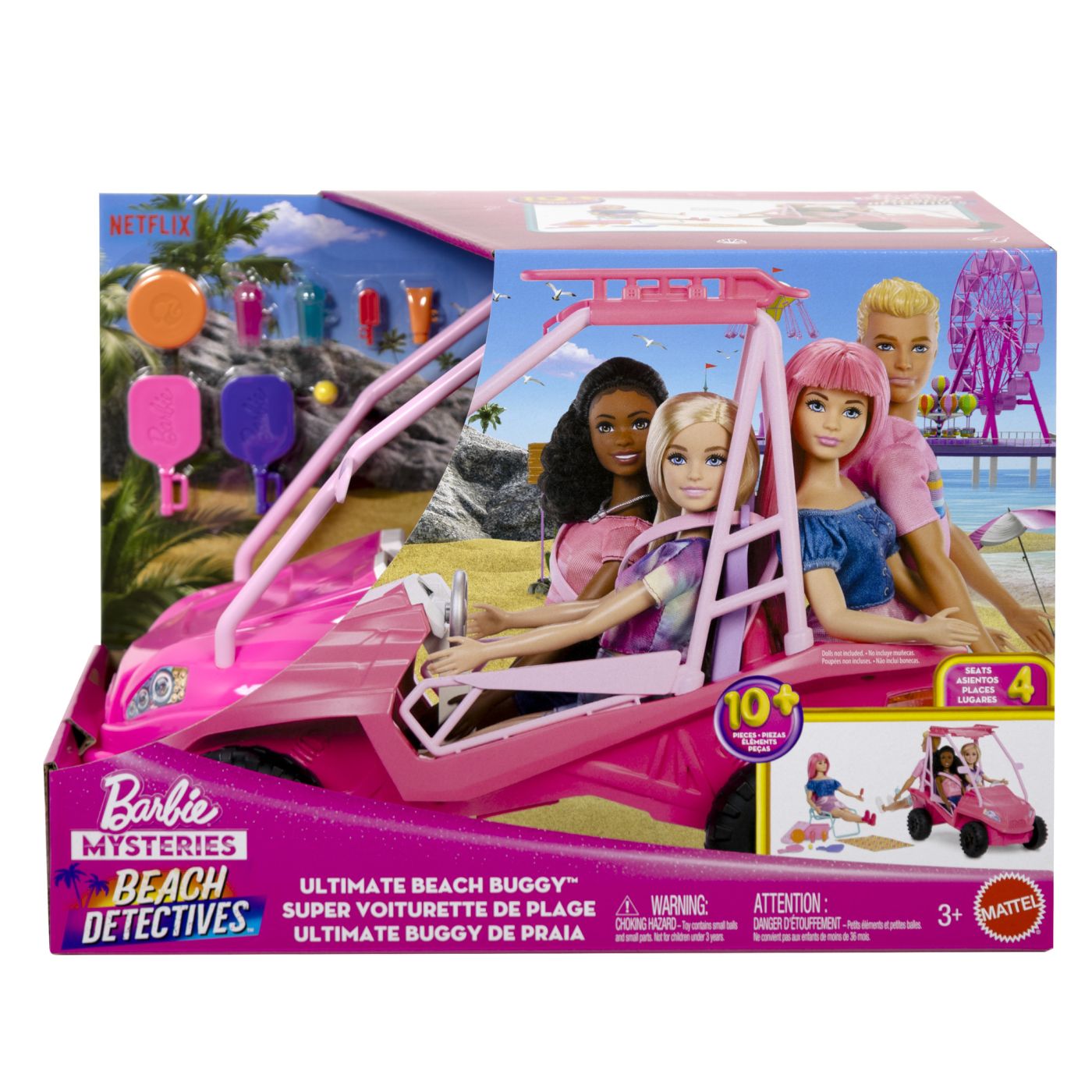 BARBIE MYSTERIES DETECTIVI PE PLAJA MASINUTA BUGGY SI - Imagine 1 [ps:745740a1-33c1-4b74-b2a7-7ea9d705fa63]