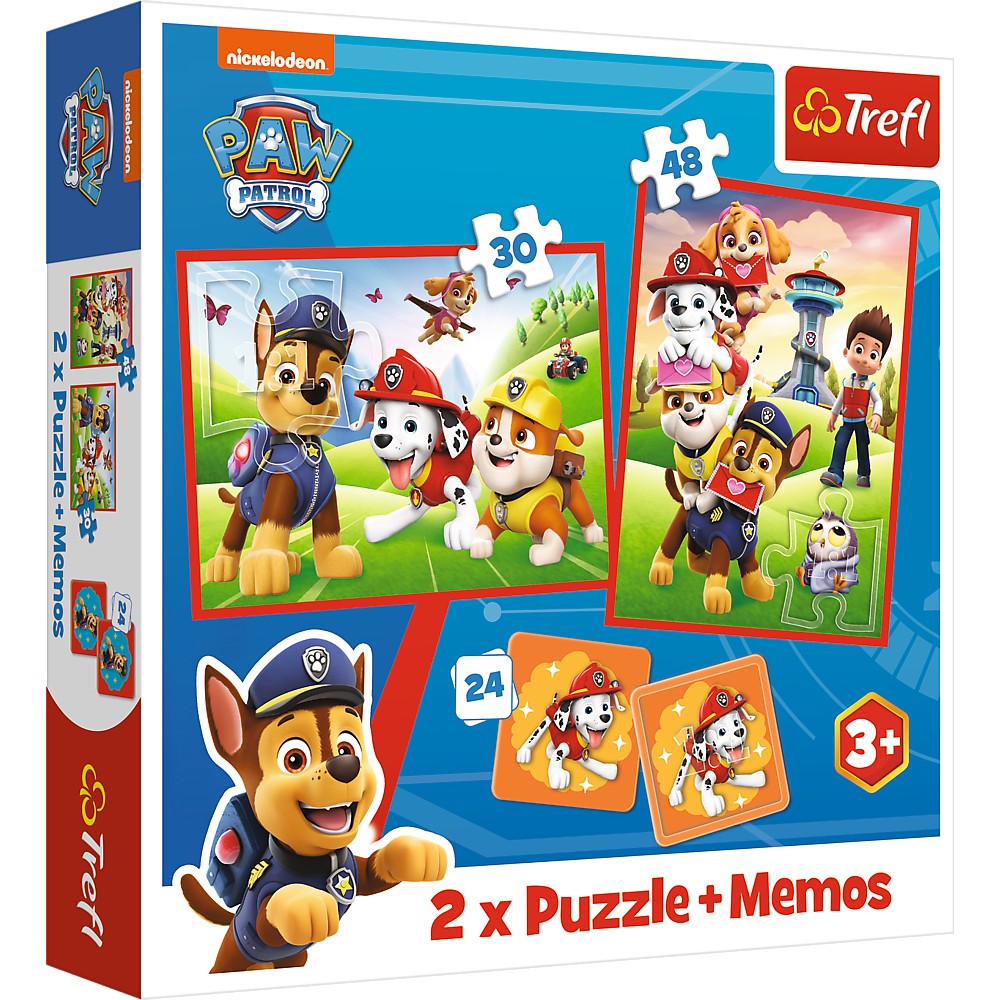 PUZZLE TREFL 2IN1 MEMO PATRULA CATELUSILOR ECHIPA IN ACTIUNE - Imagine 1 [ps:903891c7-09e3-464b-b5cc-e22c23bfeb41]
