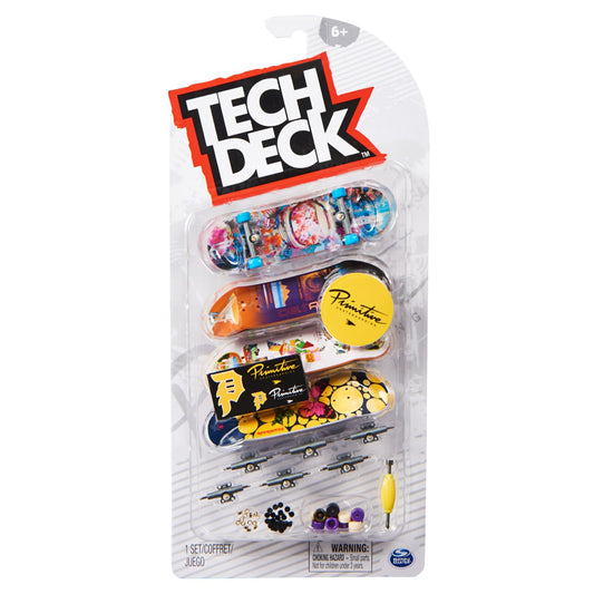 TECH DECK PACHET 4 PIESE FINGERBOARD PRIMITIVE 9.6CM - Imagine 1 [ps:7a9bf052-bd4a-481c-b384-0e15d43d87e1]