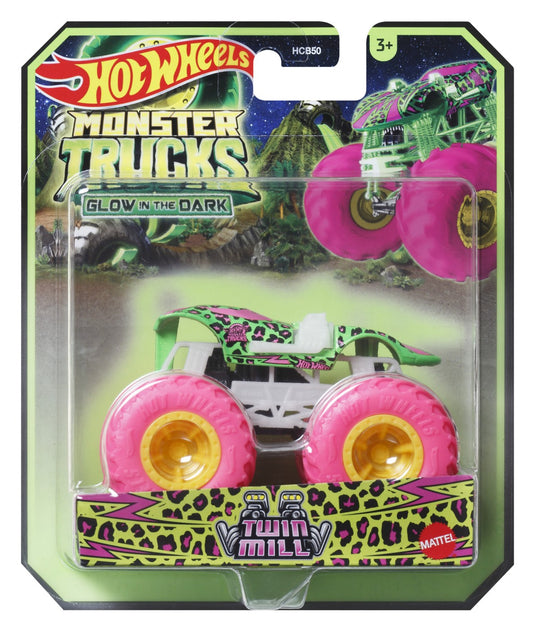 HOT WHEELS MONSTER TRUCK GLOW IN THE DARK MASINUTA TWIN - Imagine 1 [ps:35f3b57c-e186-4df8-8ebe-841de1b82ea3]
