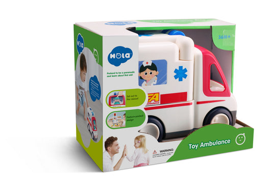MASINA DE AMBULANTA Jucarii Bebe - Imagine 1 [ps:e8fd3866-5946-471d-bc4f-62ef56fd6b52]