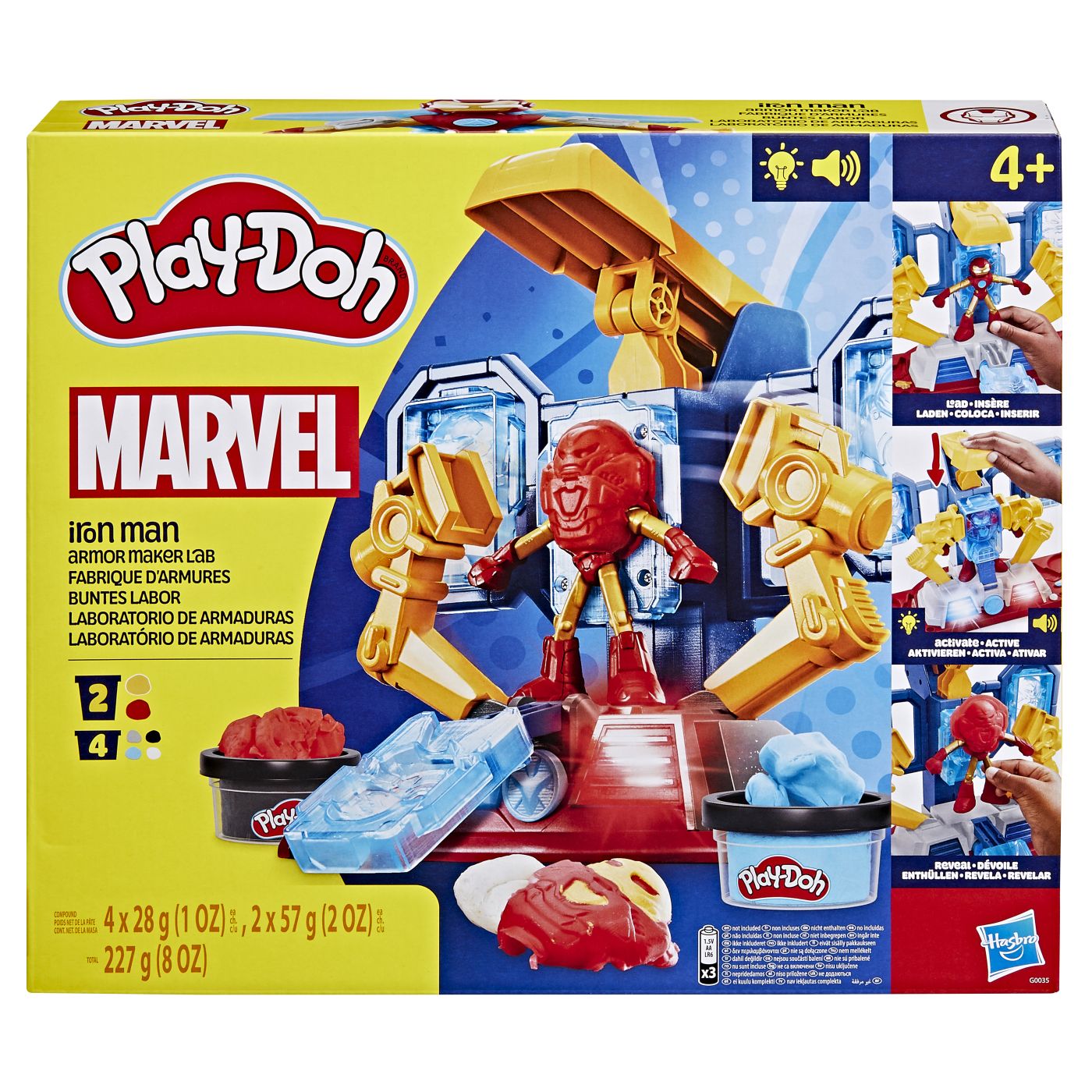 PLAY DOH IRON MAN LABORATORUL DE ARMURA Hasbro - Imagine 1 [ps:29a65f6d-e85c-414c-ae1c-e60569a339ae]