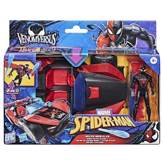 MARVEL SPIDER MAN VENOM VERSUS LANSATOR AUTO SI FIGURINA - Imagine 1