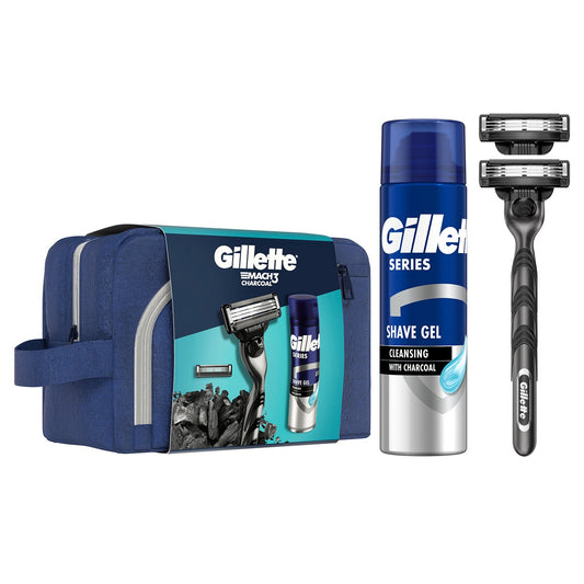 Set cadou GILLETTE Mach3: Aparat de ras + 1 Lama de - Imagine 1