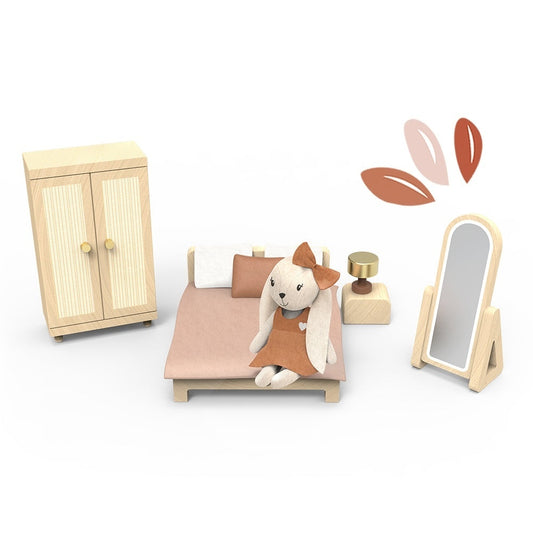 Set mobilier dormitor pentru casa de papusi, Speedy Monkey - Imagine 1 [ps:de48bc95-7b88-43a1-8913-a2b84361771b]