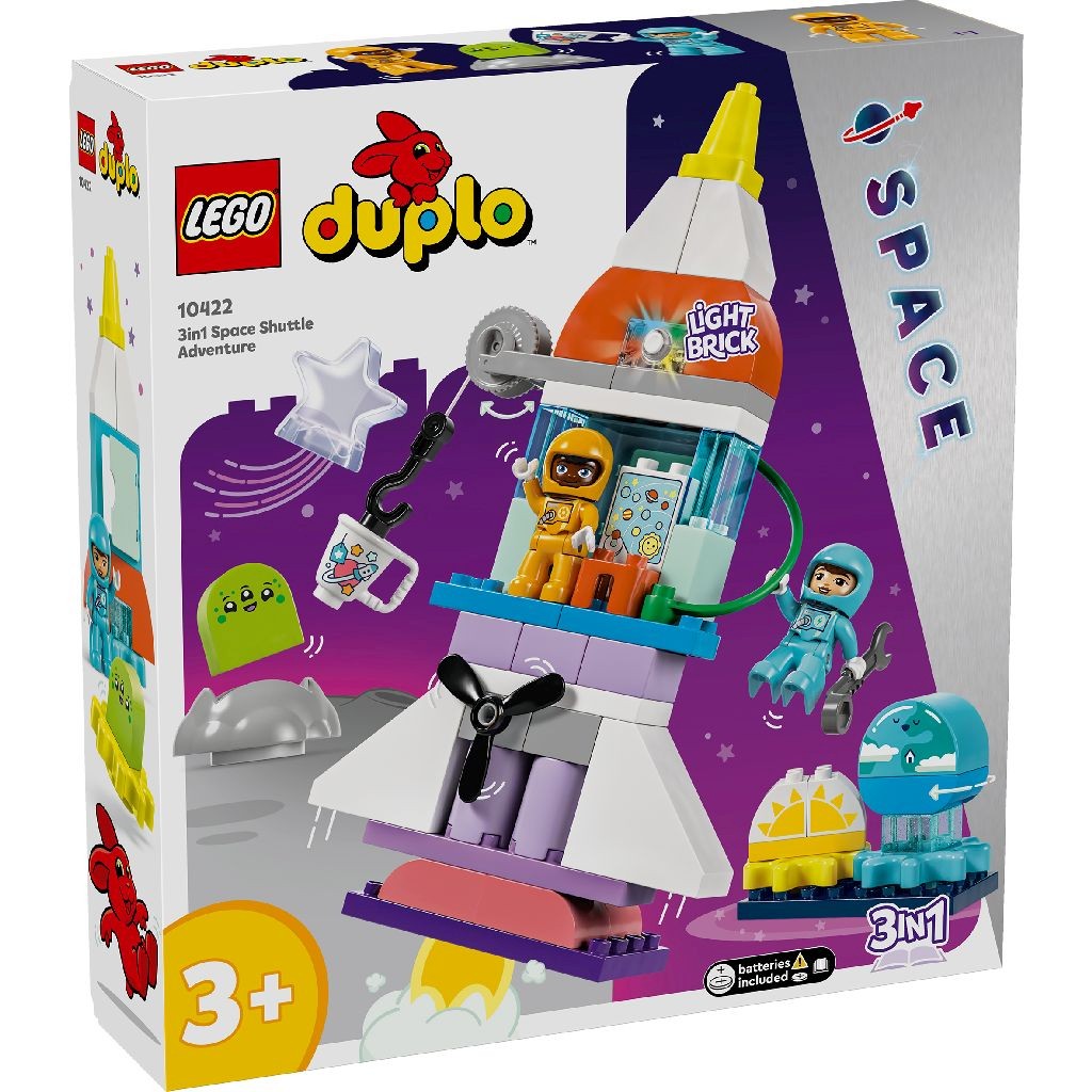 LEGO DUPLO AVENTURA CU NAVETA SPATIALA​ 3 IN 1 10422 - Imagine 1 [ps:b0a439ea-3df6-4288-8fde-f6d36b043db3]