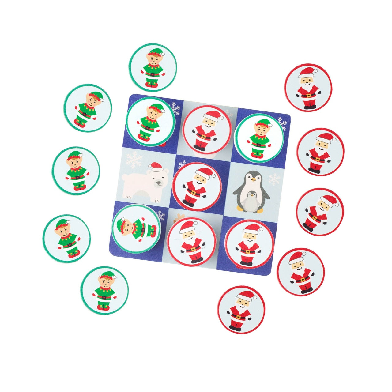 Joc tic tac toe din lemn varianta de sarbatori, Orange - Imagine 1 [ps:16286683-050f-4d35-9877-8ded816bc066]