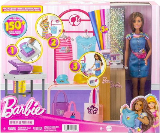 BARBIE SET BARBIE MAGAZINUL DE IMPRIMAT Mattel - Imagine 1 [ps:02709c8b-4709-4260-8c8d-cbee8a3a5bb7]