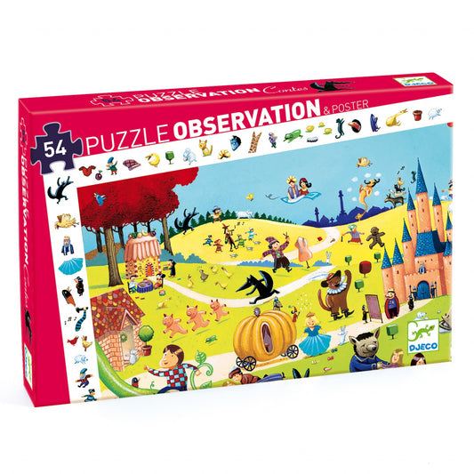 Puzzle observatie Povesti renumite, Djeco - Imagine 1 [ps:cec07e92-6613-45d4-b2ba-e5b8ba61775f]