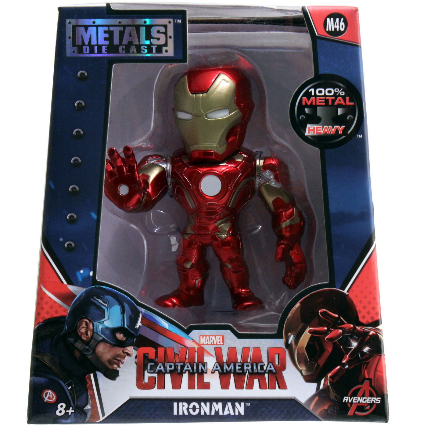 MARVEL FIGURINA METALICA IRON MAN 10CM Simba - Imagine 1 [ps:a91057f7-58ef-4413-9873-9f0ac185e42f]