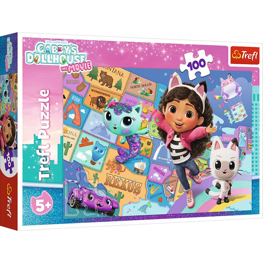 PUZZLE TREFL 100 GABBYS DOLLHOUSE PRIETENIA IN CASA - Imagine 1 [ps:efdb26e0-2799-41b6-a8b8-45948d879459]