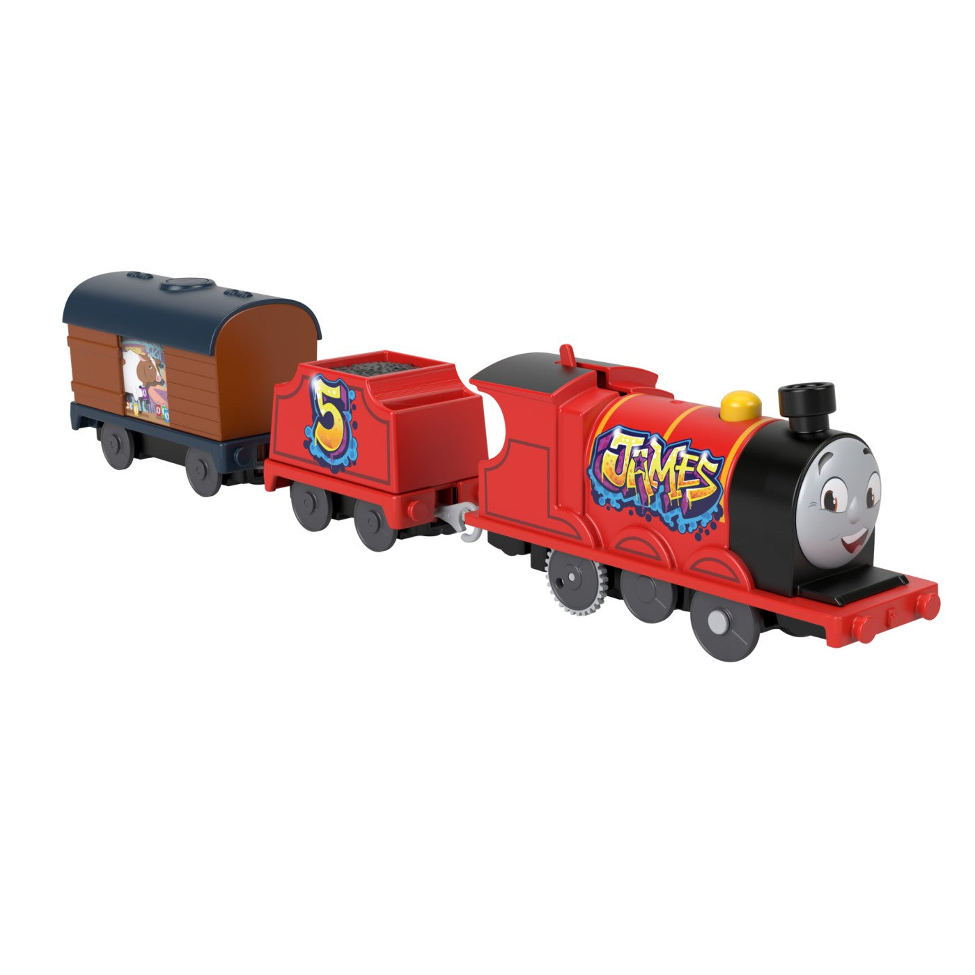 THOMAS LOCOMOTIVA MOTORIZATA SAFARI MONKEY THOMAS Mattel - Grffiti James (1) [ps:a4b9b655-c9a3-404e-a0c7-d0f19c446656]