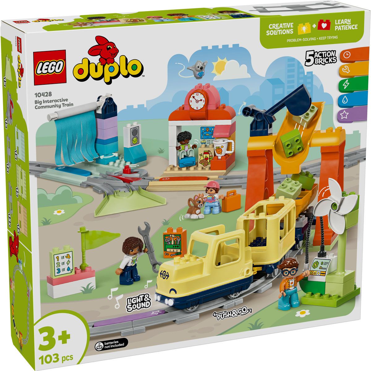 LEGO DUPLO TREN COMUNITAR INTERACTIV 10428 - Imagine 1 [ps:841af63a-467f-45b3-9a84-0709d596922d]