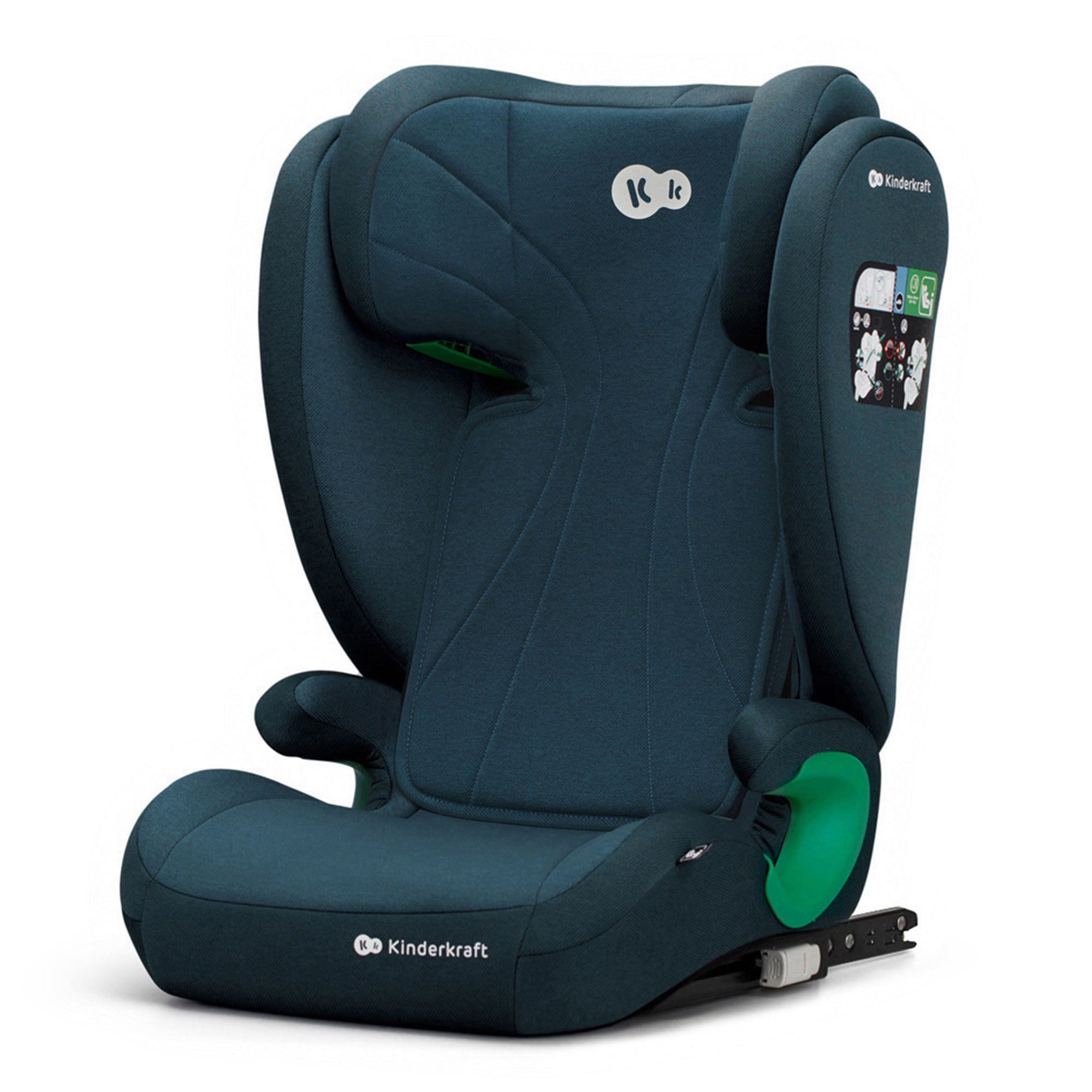 SCAUN AUTO KINDERKRAFT JUNIOR FIX2, I-SIZE 100-150 CM, HARBOR BLUE [ps:190629e7-19ee-423b-be3d-862e027f01b9]