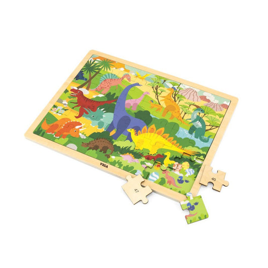 Puzzle Lumea dinozaurilor, 48 de piese, Viga - Imagine 1 [ps:0a54dd3a-7bfb-497a-9868-d68fbd052a4f]