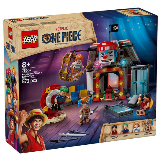 LEGO ONE PIECE CORTUL DE CIRC AL CLOVNULUI BUGGY 75637 - Imagine 1 [ps:400e8805-cca9-4d11-8bf3-2bffef42433c]
