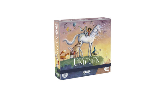 Mini puzzle Unicorn, Londji - Imagine 1 [ps:0608ef71-3f0c-4310-879f-f2cabeae20c3]