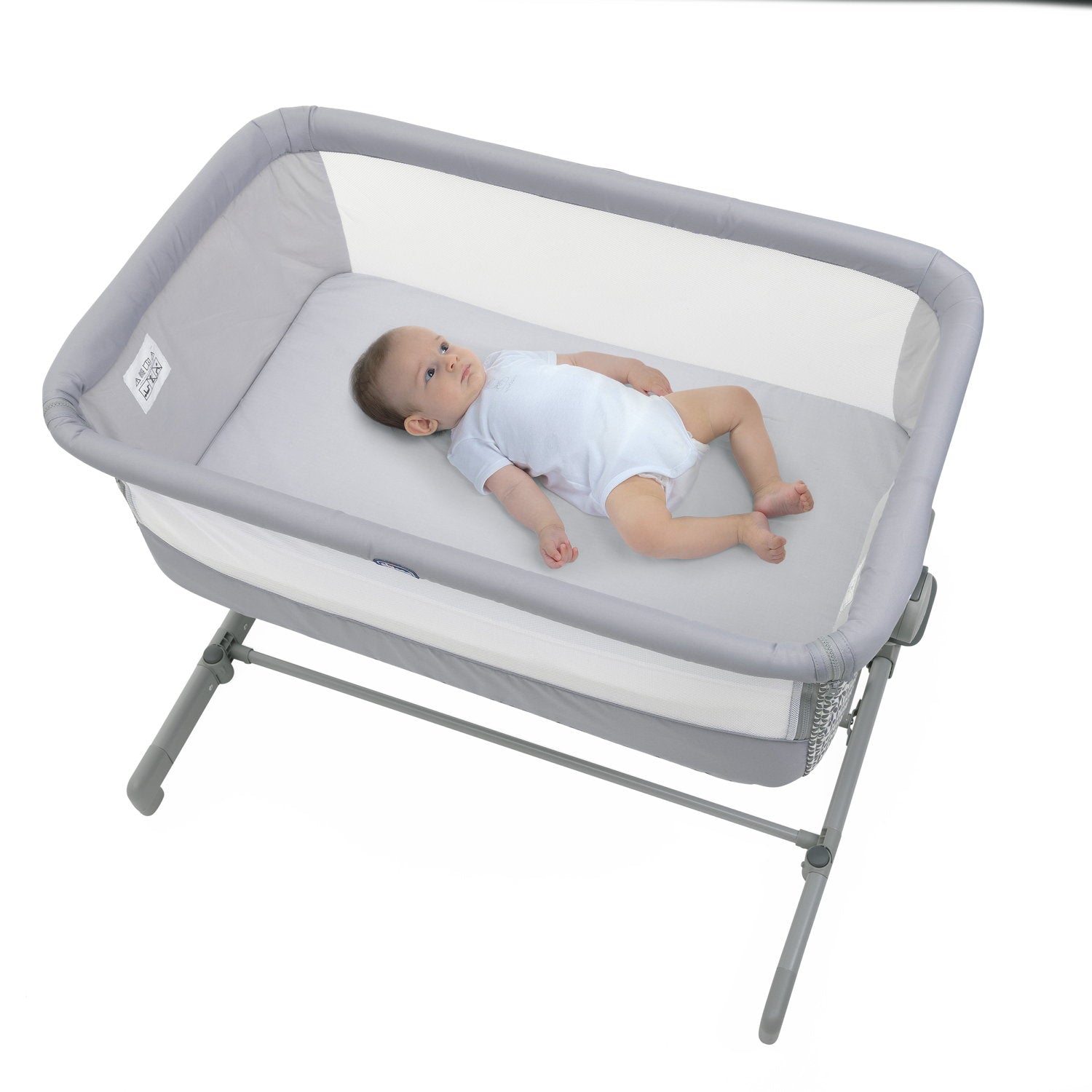 Patut atasabil Chicco Next 2 Me Go, Dark Grey, 0luni+ - Soft Grey (1) [ps:f4b47586-7cc5-4ae0-8170-d3573ab1ca2e]