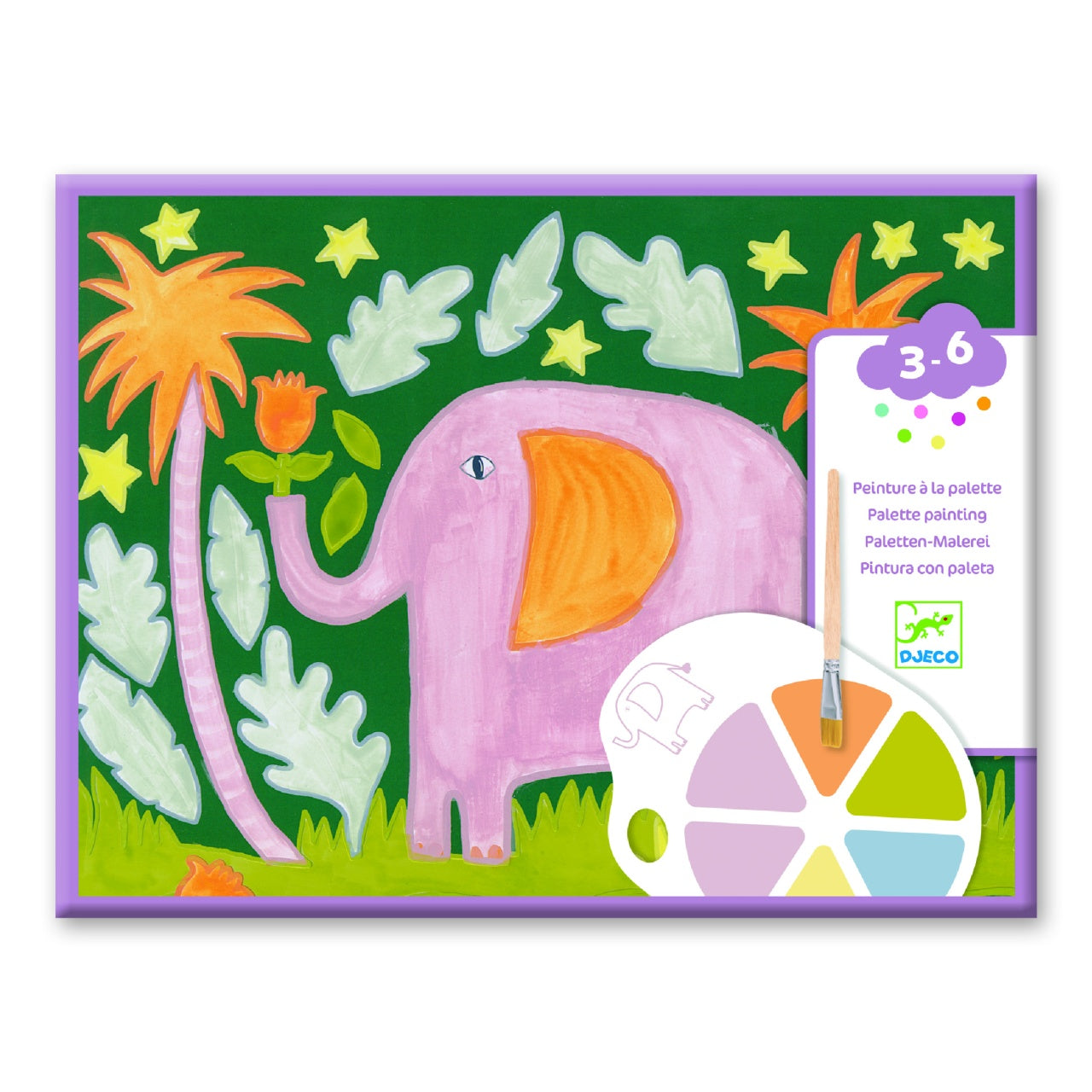 Joc creativ de pictura Animale salbatice, Djeco - Imagine 1 [ps:2e517aff-d2ee-4e13-a6f1-91b4ac7f8fd5]