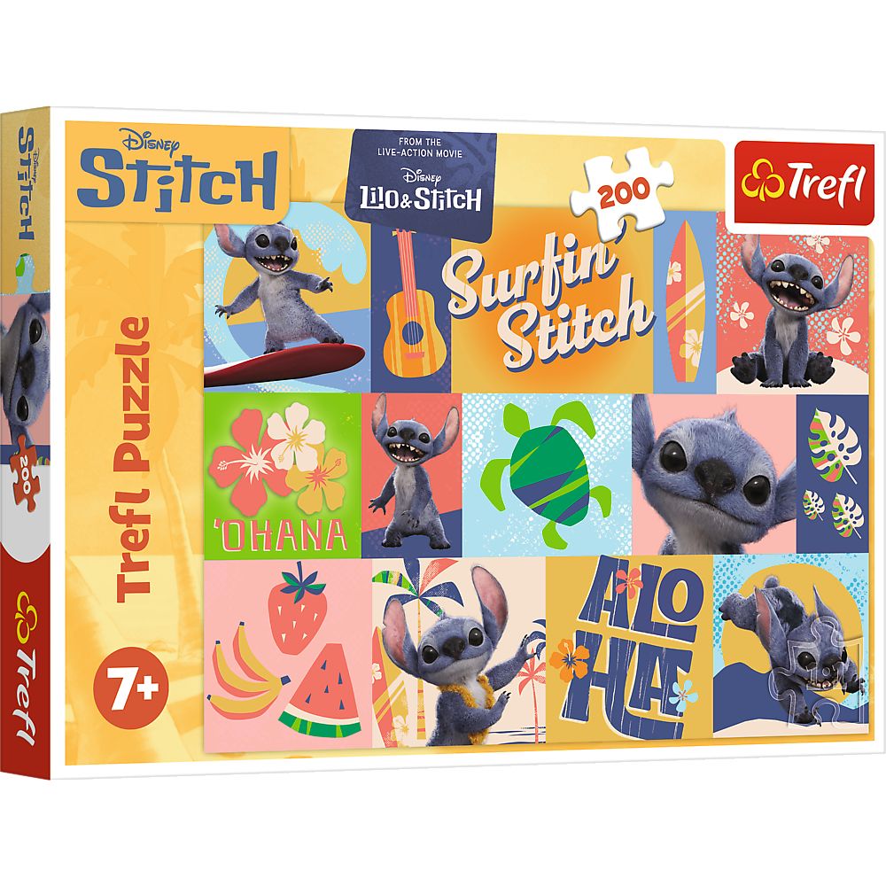 PUZZLE TREFL 200 DISNEY STITCH AVENTURI HAWAIIENE - Imagine 1 [ps:618b5728-22fd-4f37-9ab4-43f4ea92a471]
