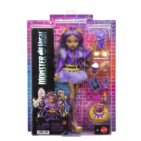 MONSTER HIGH PAPUSA CLAWDEEN WOLF CU ACCESORII Mattel - Imagine 1 [ps:49ad235f-79b9-4efd-8db7-a4775406dde1]