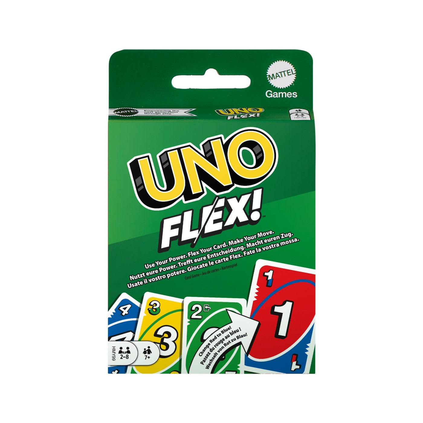 JOC DE CARTI UNO FLEX Mattel - Imagine 1