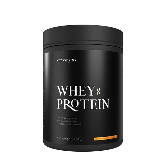 VITAXYNERGY Caramel sarat, pudra proteica, din zer, 750 g - Imagine 1 [ps:99718047-a527-49ab-bb02-49e53c26f035]