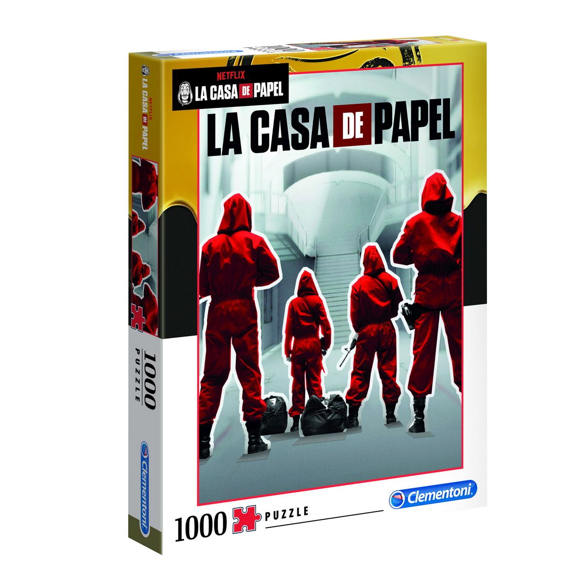 PUZZLE LA CASA DE PAPEL 1000 DE PIESE CLEMENTONI - Imagine 1 [ps:4c8a2d08-08f1-499e-8d36-33091548e7de]