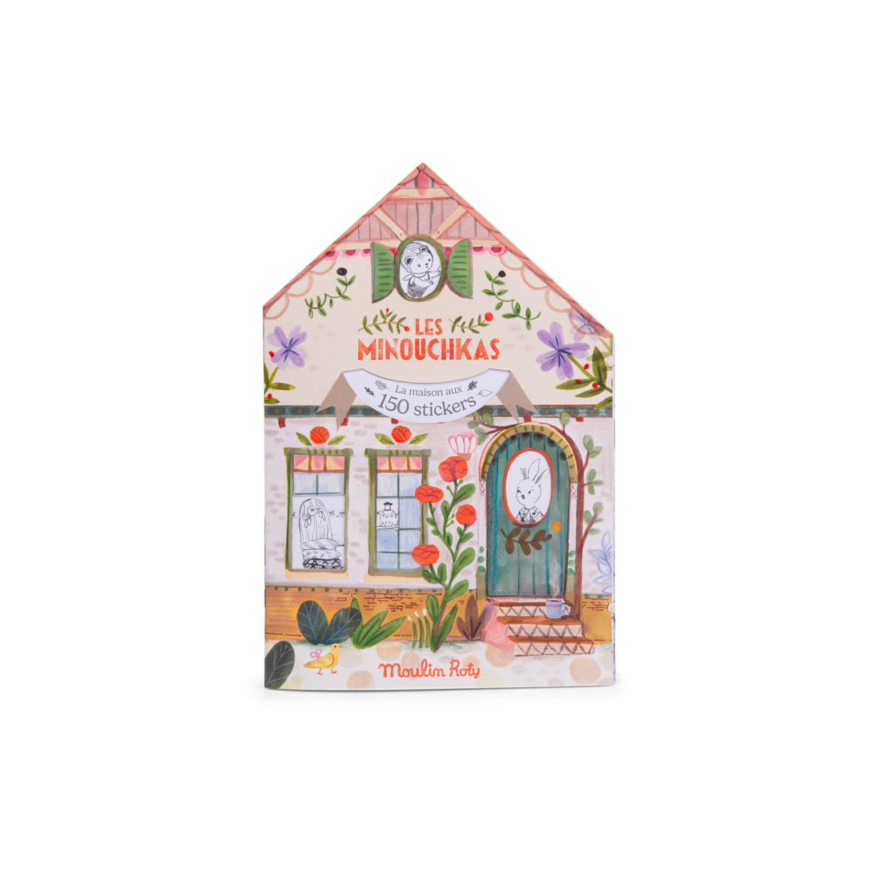 Carte de colorat cu abțibilduri Les Minouchkas, Moulin Roty - Imagine 1 [ps:be92ad7a-97a2-4c3b-8066-f37c096170ee]