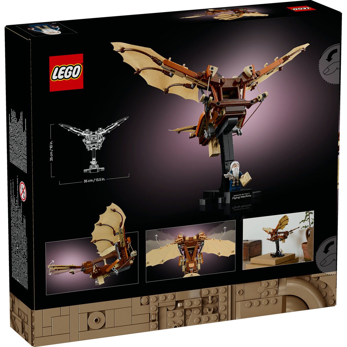 LEGO ICONS MASINA ZBURATOARE A LUI LEONARDO DA VINCI 10363 - Imagine 1 [ps:ca88b13f-95ac-4ef8-805e-10e847dcc7fe]