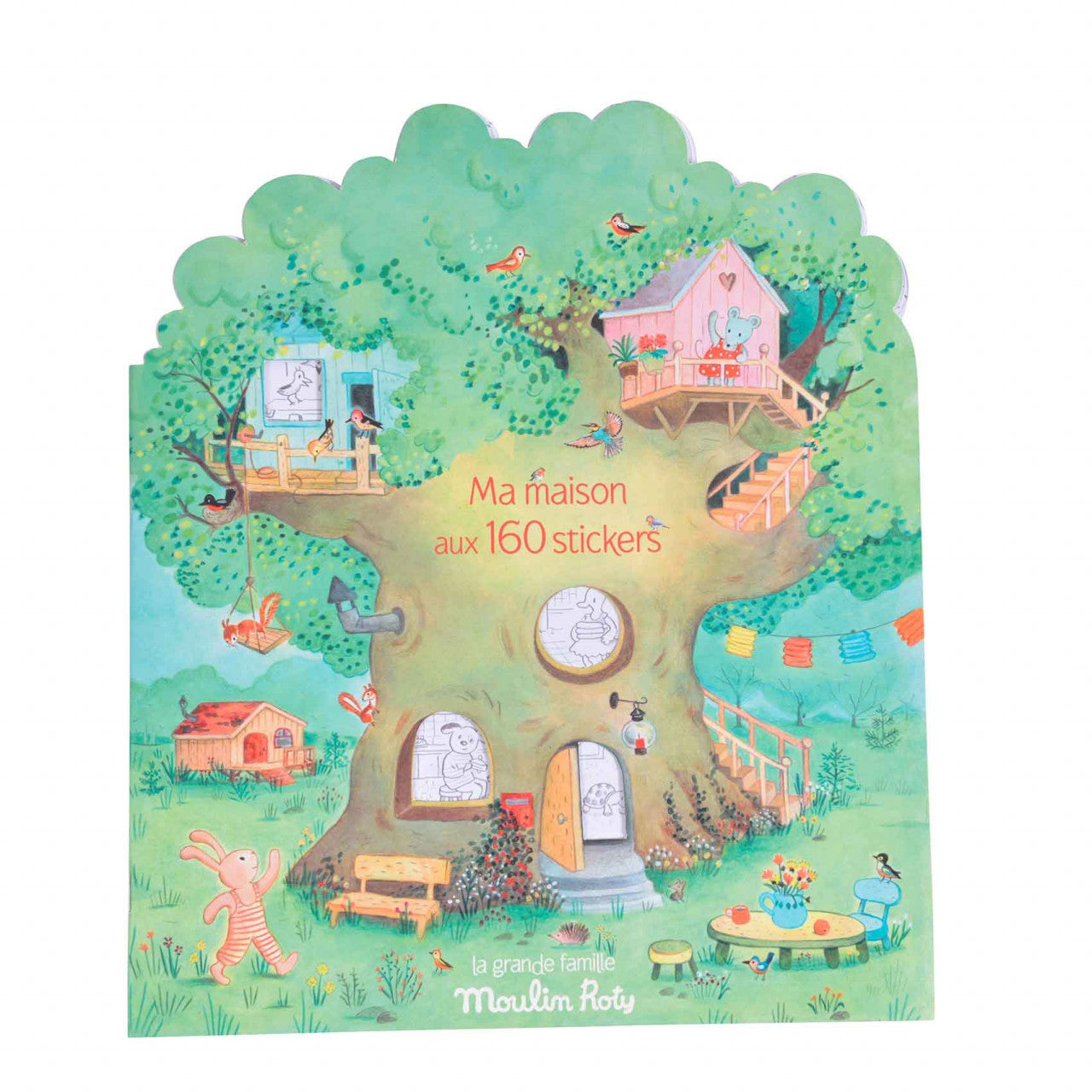 Carte de colorat cu stickere Marea familie, Moulin Roty - Imagine 1 [ps:a03a5fa0-9218-4e2a-99e3-028e708534a7]