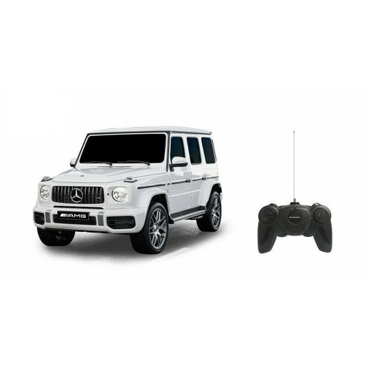 MASINA CU TELECOMANDA MERCEDES-BENZ G63 ALB SCARA 1 LA - Default Title (1) [ps:6ea99401-d2a2-49f8-92f2-40468b790057]