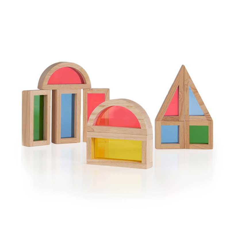 Rainbow Blocks Guidecraft - Blocuri Senzoriale cu Sclipici - Set 10 buc (1) [ps:f76e30b2-dc83-48a2-9201-df97e92b9b81]