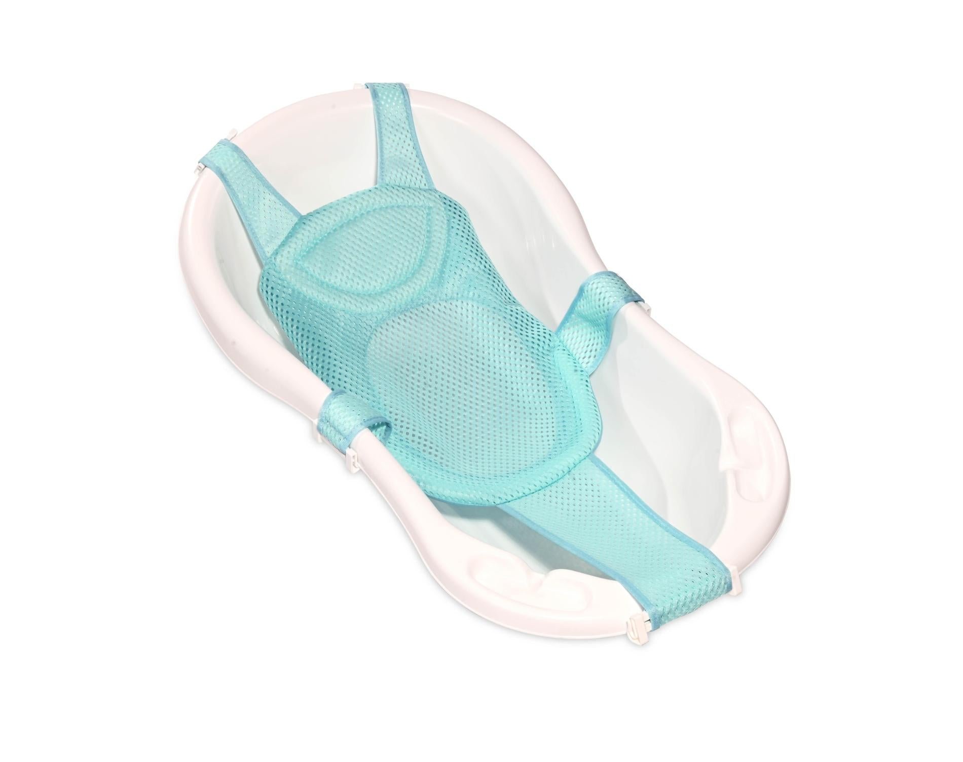 Suport Hamac Cădiță Lorelli Turtle, Alb, 0 luni+ - albastru (1) [ps:990f1307-74bc-4e91-aeef-a26785d3b8b7]