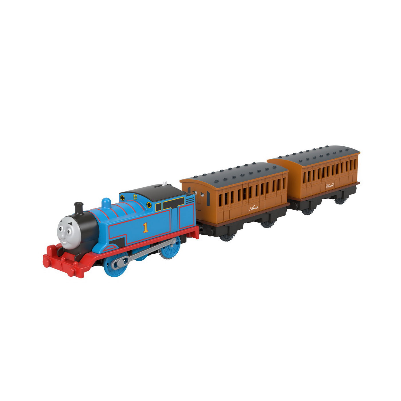 THOMAS LOCOMOTIVA MOTORIZATA SAFARI MONKEY THOMAS Mattel - Annie si Clarabel (1) [ps:97159372-3c3d-4f16-acd7-fef6a20fa23d]