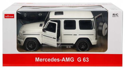 MASINA CU TELECOMANDA MERCEDES-BENZ G63 ALB SCARA 1 LA - Alb (1) [ps:38fac5c3-89f1-4969-8811-09a1b8388def]