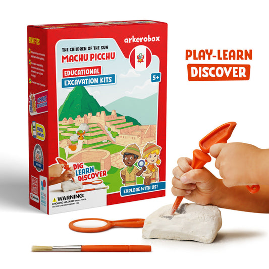 Arkerobox - Set arheologic educational si puzzle 3D, - Imagine 1 [ps:141d7b12-02d2-4d81-9ecd-1995eba204f6]
