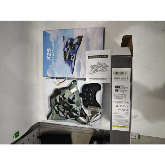 Avion de Luptă cu Telecomandă Flippy, EVA, Albastru - Verde (1) [ps:1e5f5f50-528b-4a44-af8f-d17b2695f5b4]