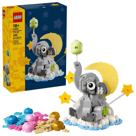 LEGO Pui de Elefant pe Cer 40814 - Set Cadou Nou Născut - Default Title (1) [ps:f717e2b7-09b6-474a-a4aa-646961ecd539]