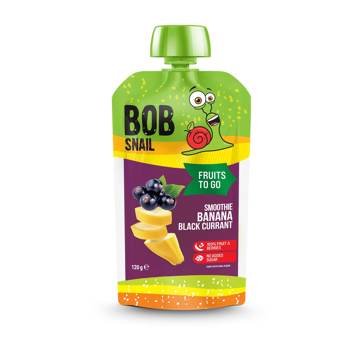BOB SNAIL Fruits to Go, smoothie, cu banane si coacaze - Imagine 1 [ps:8f71da04-41ca-404d-9c34-038bff6e4225]