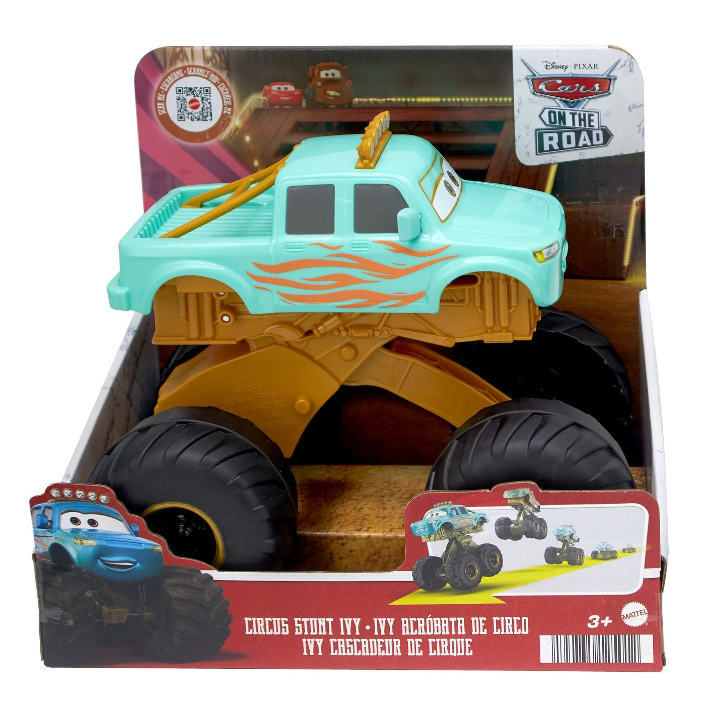 CARS MASINUTA DE TEREN CIRCUS STUNT IVY Mattel - Imagine 1 [ps:324a501c-2e0c-4e23-b231-14be94dfdd58]