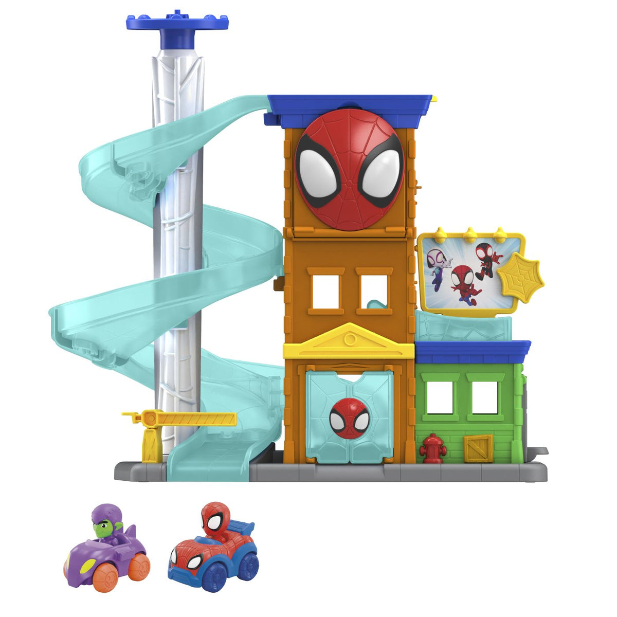 Set Joacă Marvel Spidey Super Rollers Web City - Hasbro - Default Title (1) [ps:12e1fba0-054f-4bfd-bb78-64aeeaf0df47]