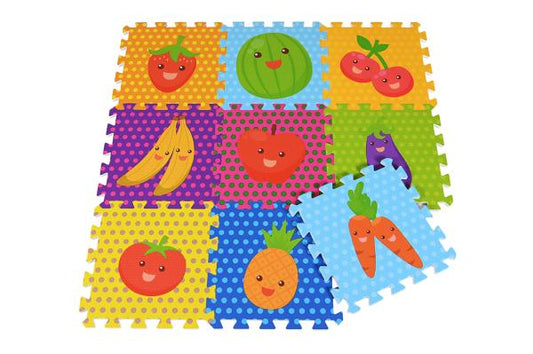 Covoraș Puzzle Fructe Knorr Toys, 9 piese, Spumă EVA - Default Title (1) [ps:da2b070a-3c82-4468-9b69-e65e31669d15]