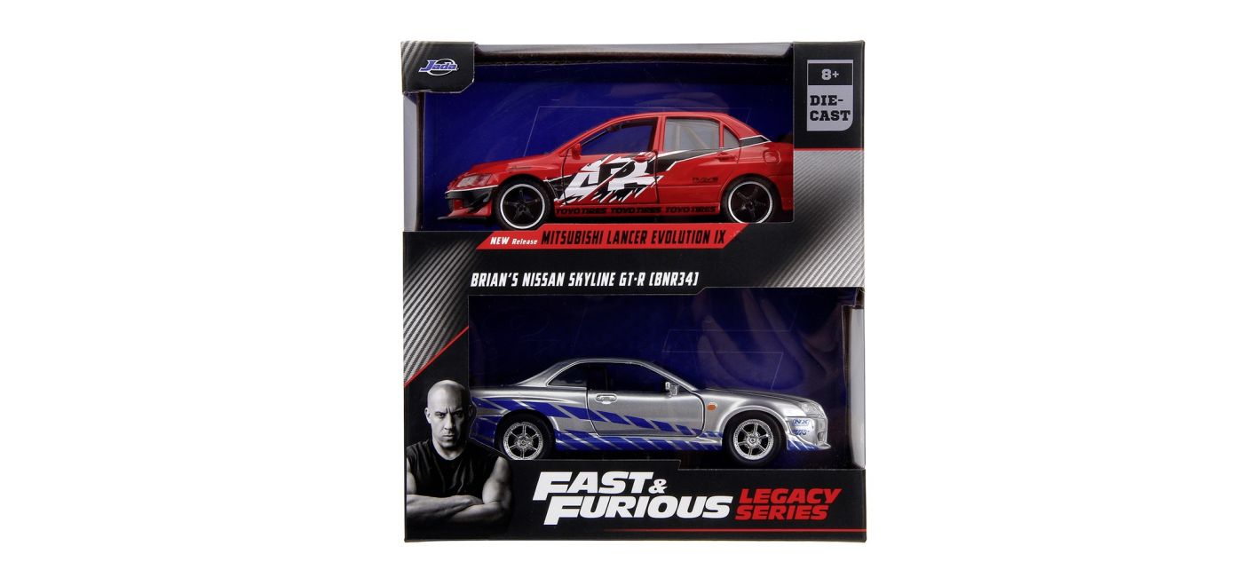 JADA FAST AND FURIOUS SET 2 MASINUTE METALICE MITSUBISHI - Imagine 1 [ps:4b341c1a-a589-4f5c-9218-3970a638b2aa]