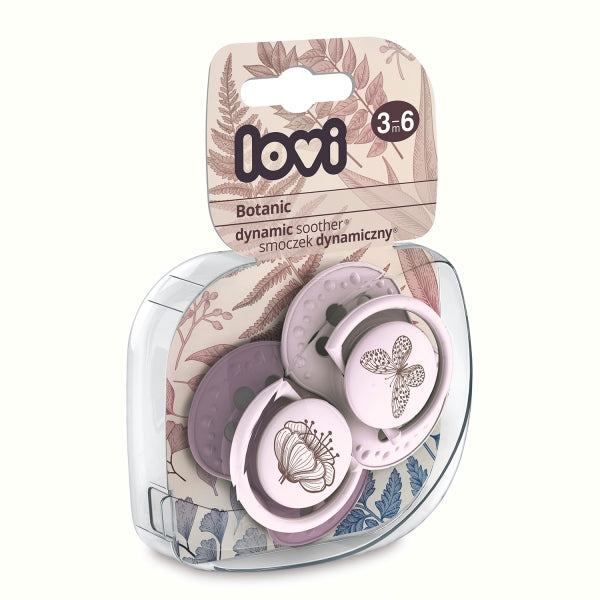 Lovi Suzeta Silicon Dynamic 3-6M 2 Pcs Botanic Fata - 22/870Girl [ps:c2487bd8-9693-4042-b37d-a4b034bda874]