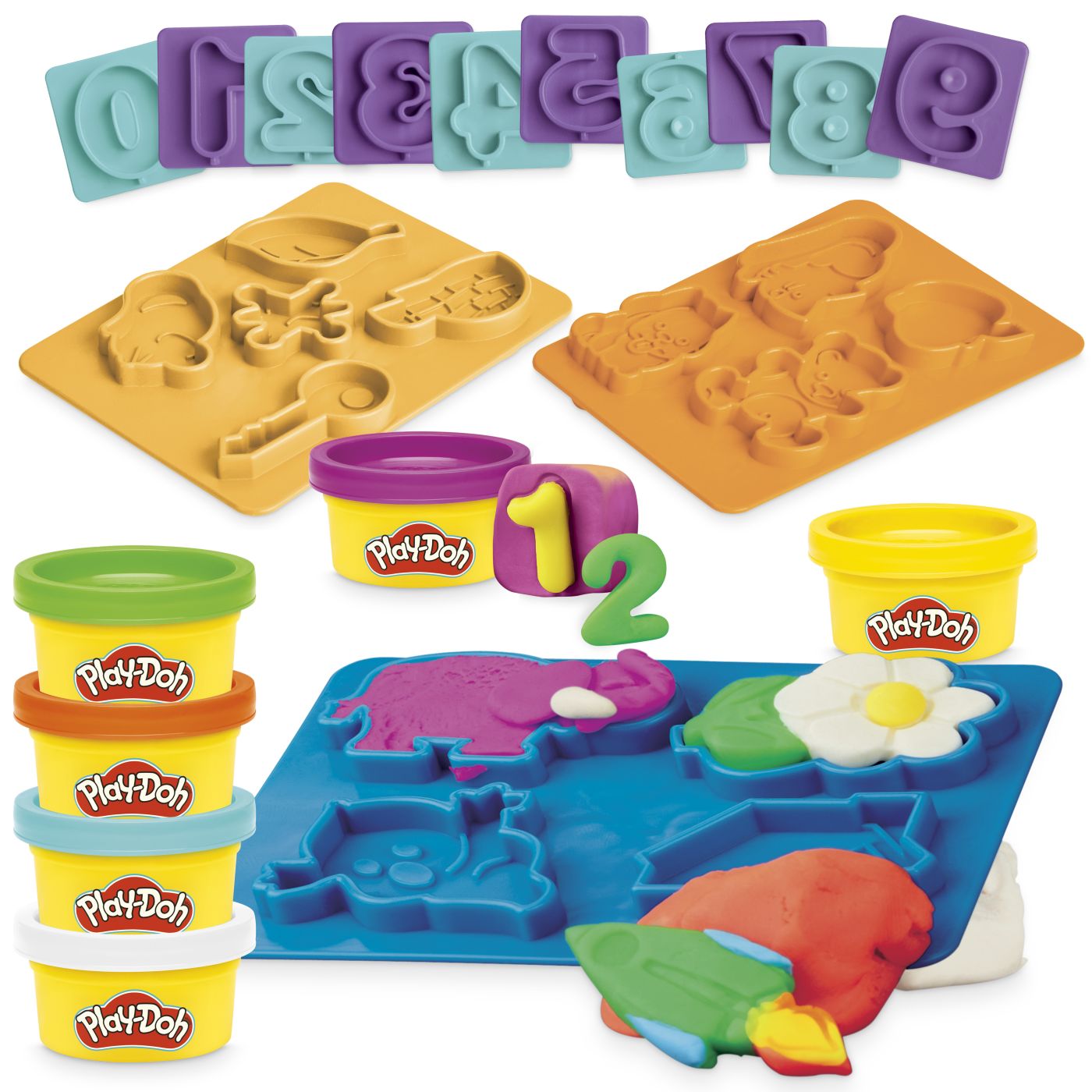 Play-Doh Set Forme Cifre Hasbro - Jucărie de Modelaj - Default Title (1) [ps:f7dc3b73-eb70-4e8b-9ad5-c6797c711095]